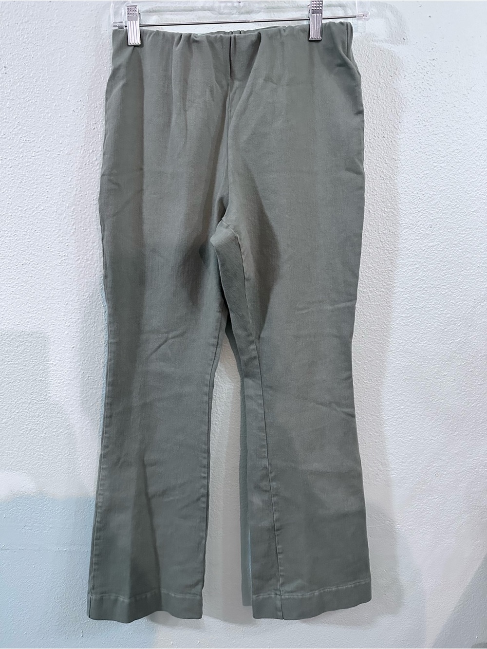 Ann Mashburn Sage Green Pull-On Stretch Pants Size Small